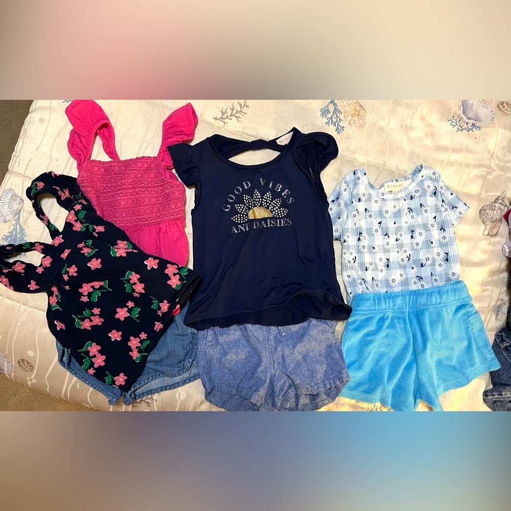 6 Piece Toddler Size 4T Colorful Play Sets